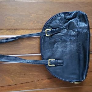 Soft leather dome bag